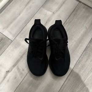 All-Black Athletic Sneakers asic sneakers